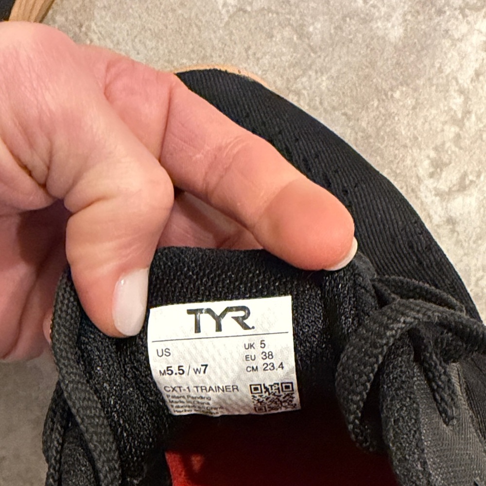 TYR Men's Black and Brown Athletic Shoes - Picture 5 of 5